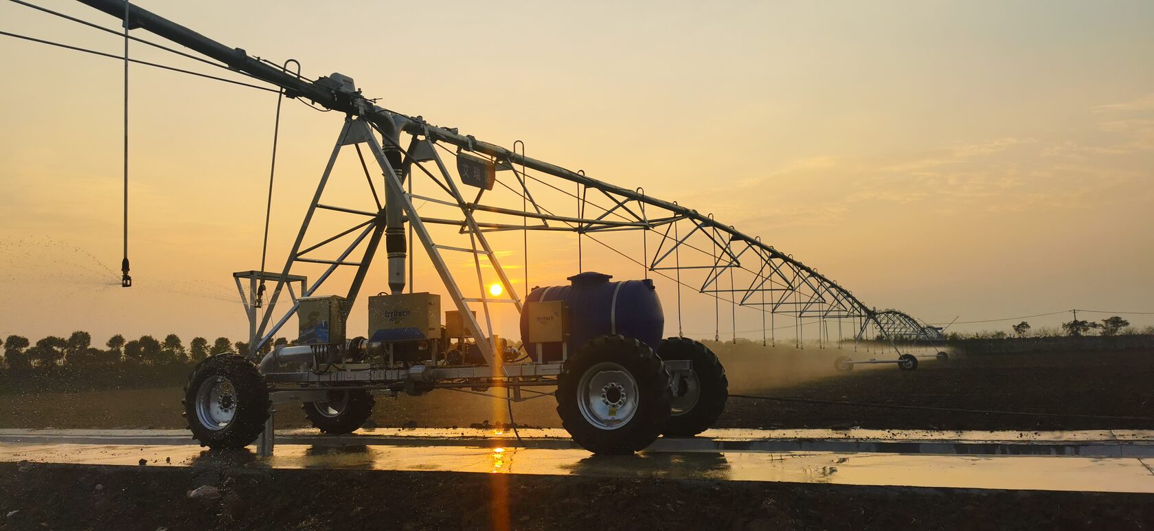 3. Четырехколесная фронтальная система Irritech