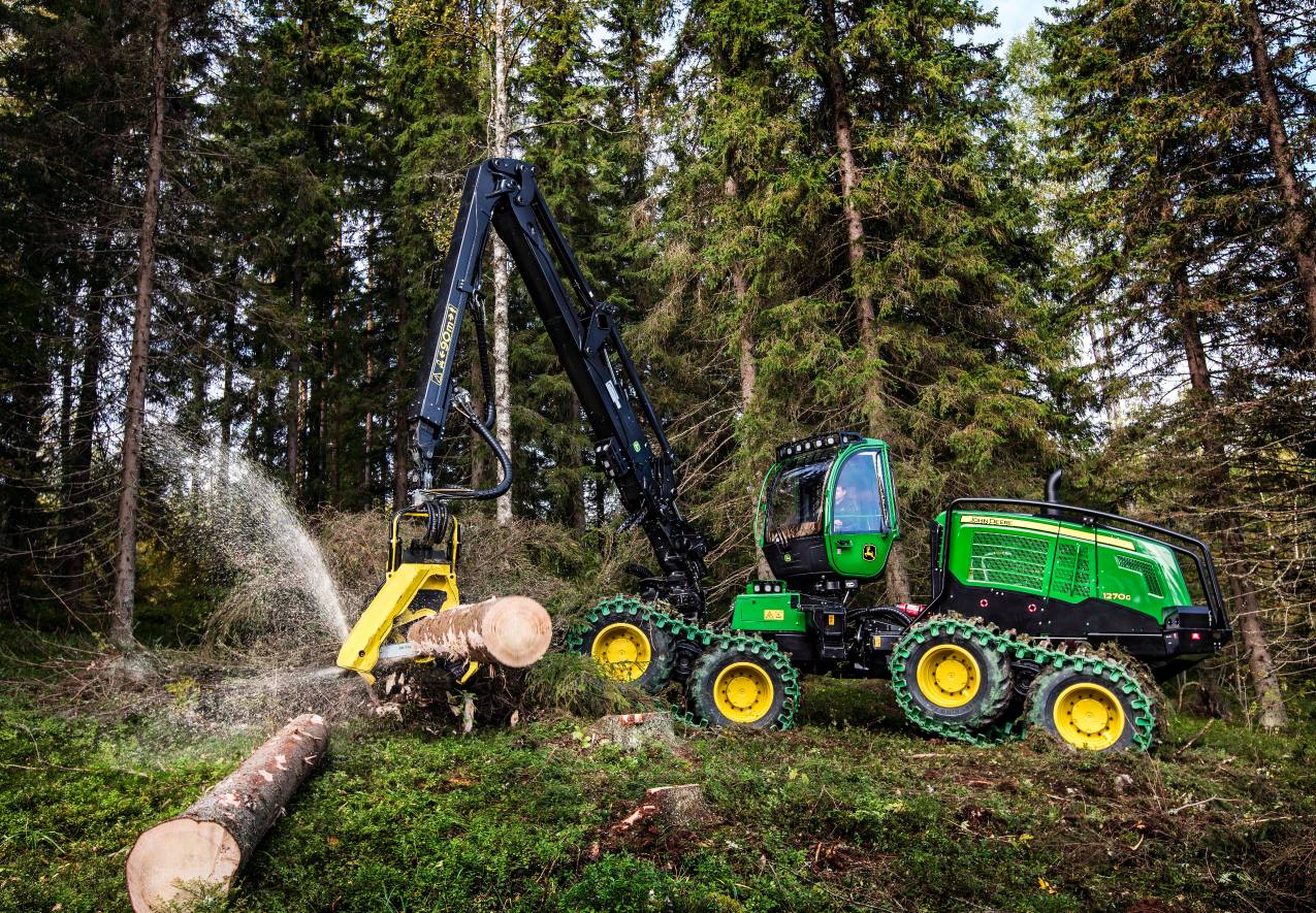 Отзыв ООО «Грин Форест» о лесозаготовительной технике John Deere